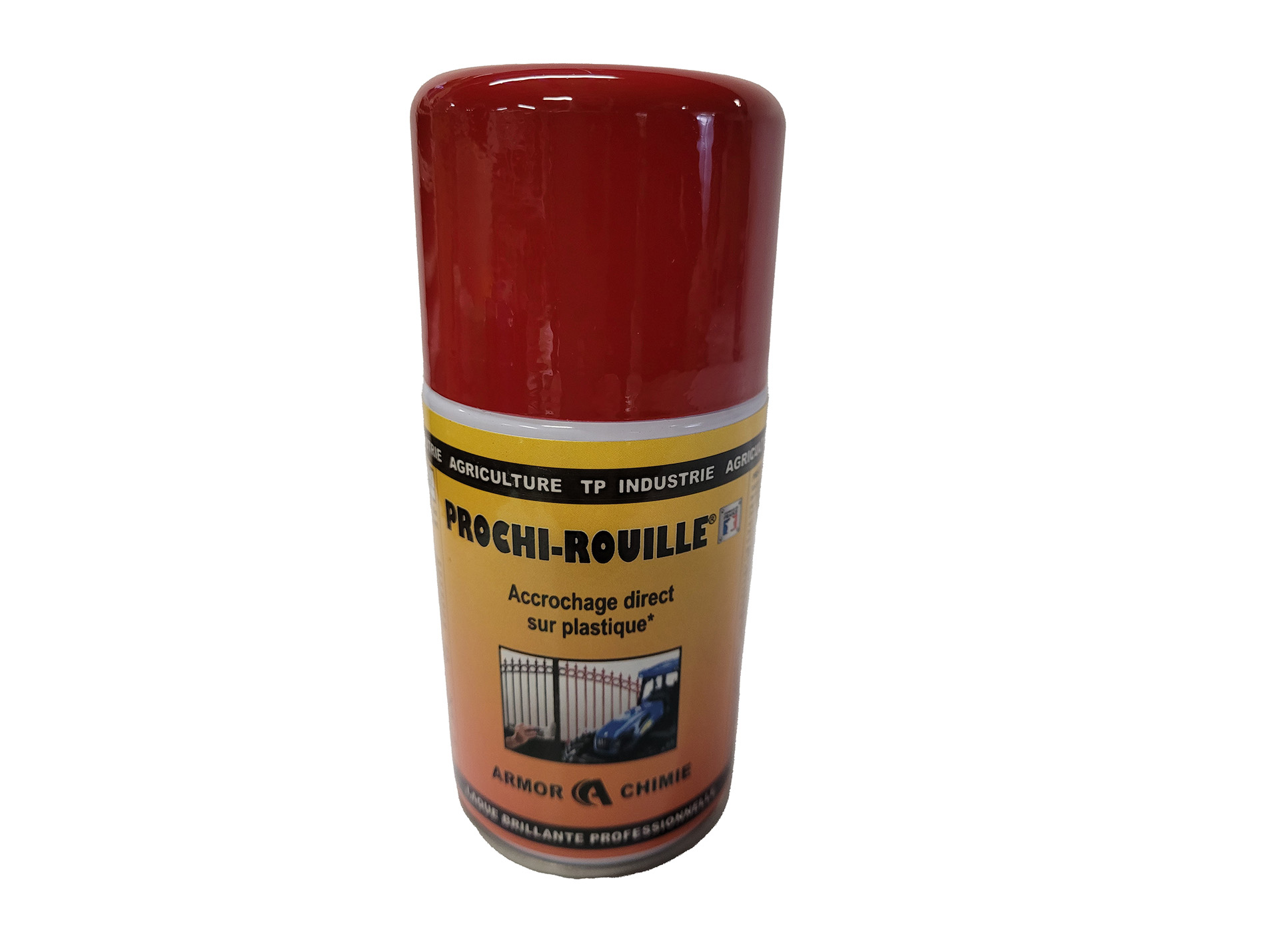 Peinture antirouille aérosol PROCHIROUILLE Rouge Toro 1542 250ml
